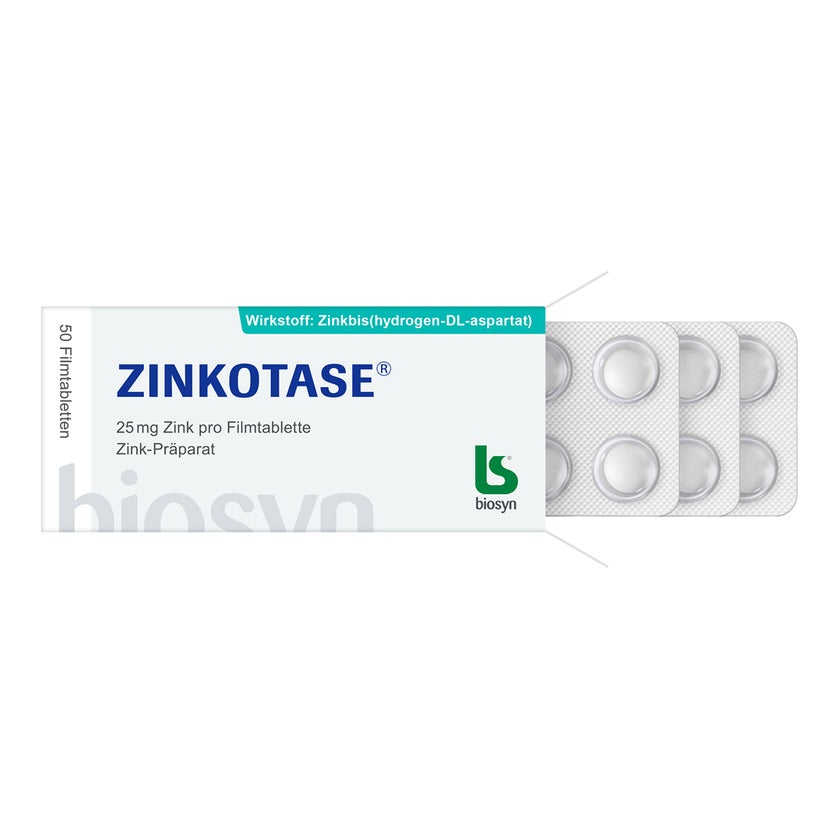 Zinkotase Filmtabletten 50 St