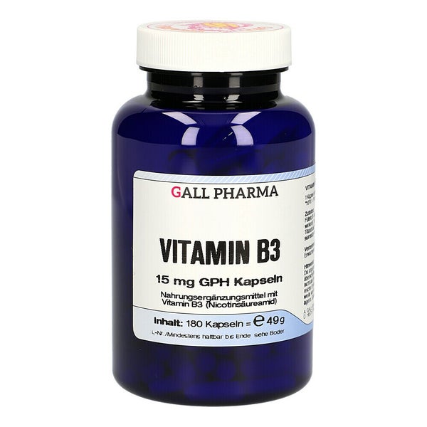 Vitamin B3 15 mg GPH Kapseln 180 St
