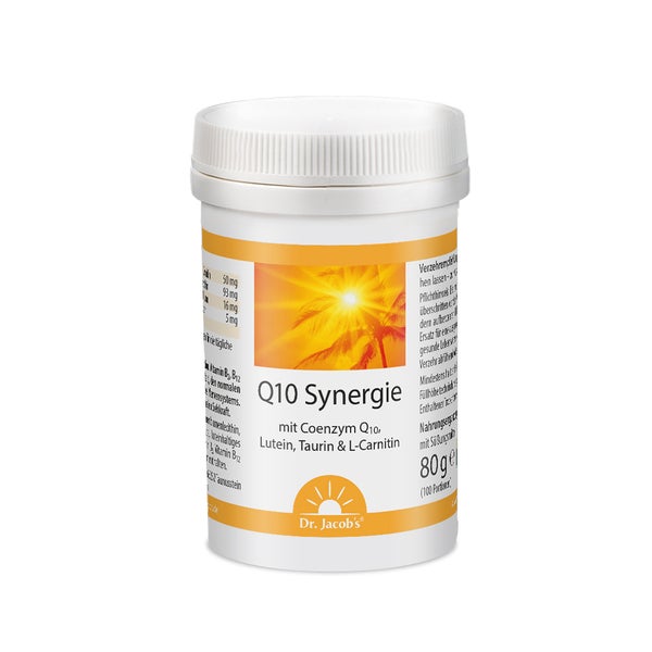 Dr. Jacob's Coenzym Q10 Synergie mit Lutein+Taurin+B2 80 g