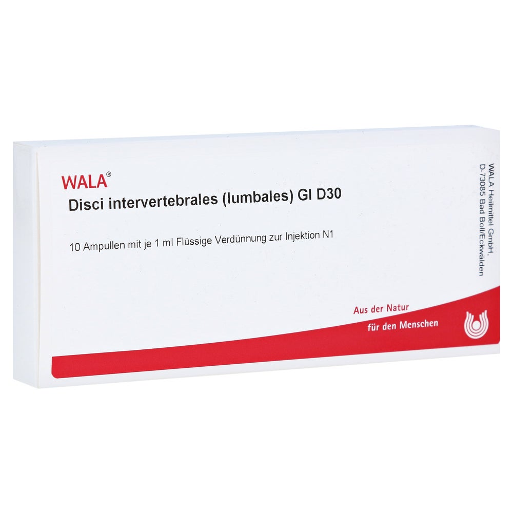Disci Intervertebrales Lumbales GL D 30 10X1 ml