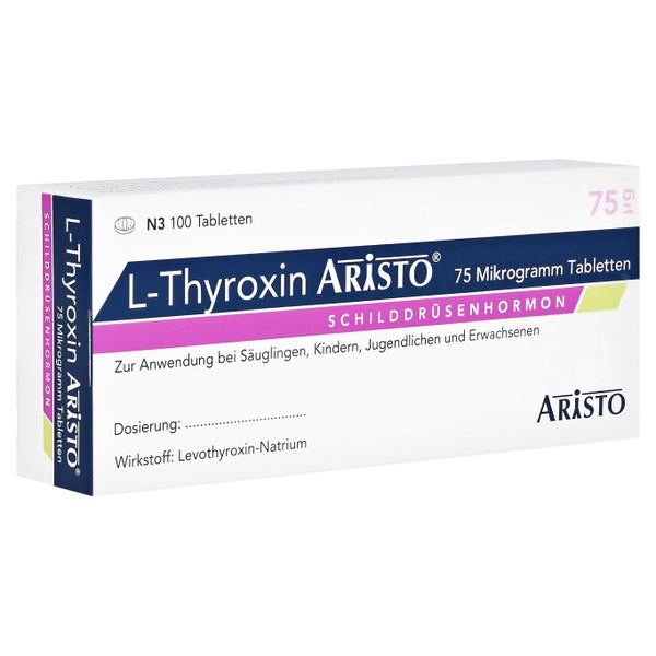 L-thyroxin Aristo 75 Mikrogramm Tablette 100 St