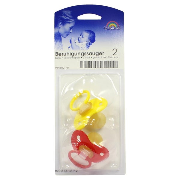 Beruhigungssauger Kieferor.lat.6-18 M.ge 2 St