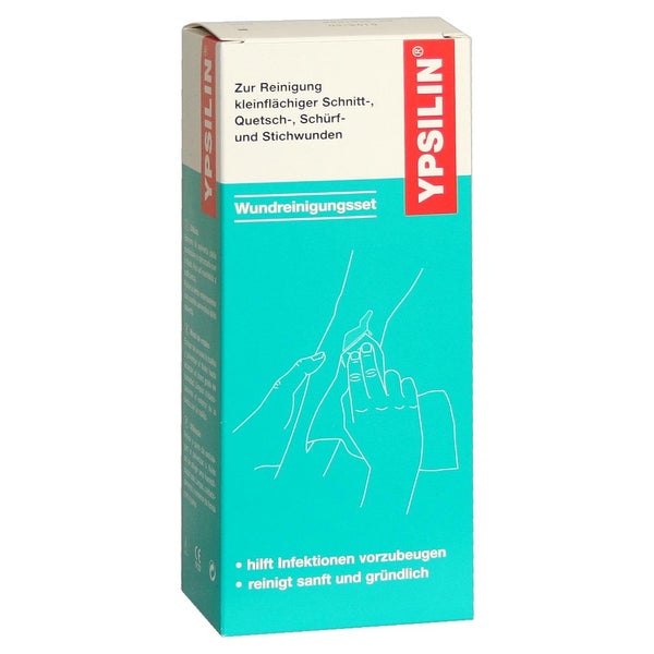 Holthaus Medical YPSILIN Wundreinigungsset - groß mit 100 ml Fluid + 20 Tüchern 1 St