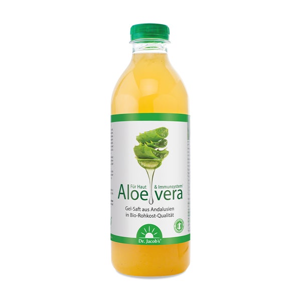 Dr. Jacob's Aloe-vera-Gel-Saft Bio Rohkost-Qualität+Acerola 1000 ml