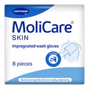 Produktabbildung: MoliCare Skin Feuchte Waschhandschuhe 8 St