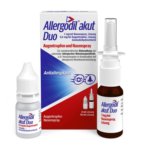Allergodil Akut Duo Kombipackung 1 St