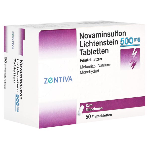 NOVAMINSULFON Lichtenst.500 mg Filmtabletten 50 St