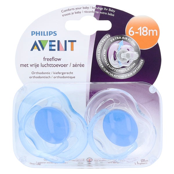 Avent Beruhigungssauger Freeflow 6-18 Mo 1 St