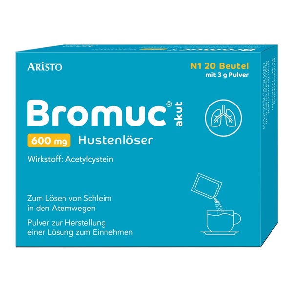 Bromuc® akut 600 mg Husenlöser 20 St