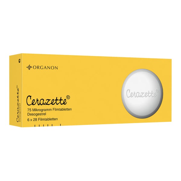 Cerazette 75 Mikrogramm Filmtabletten 6X28 St