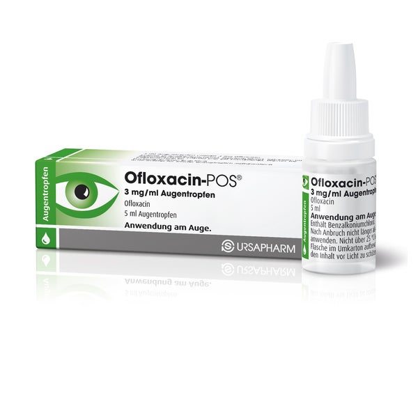 Ofloxacin POS 3 mg/ml Augentropfen 5 ml