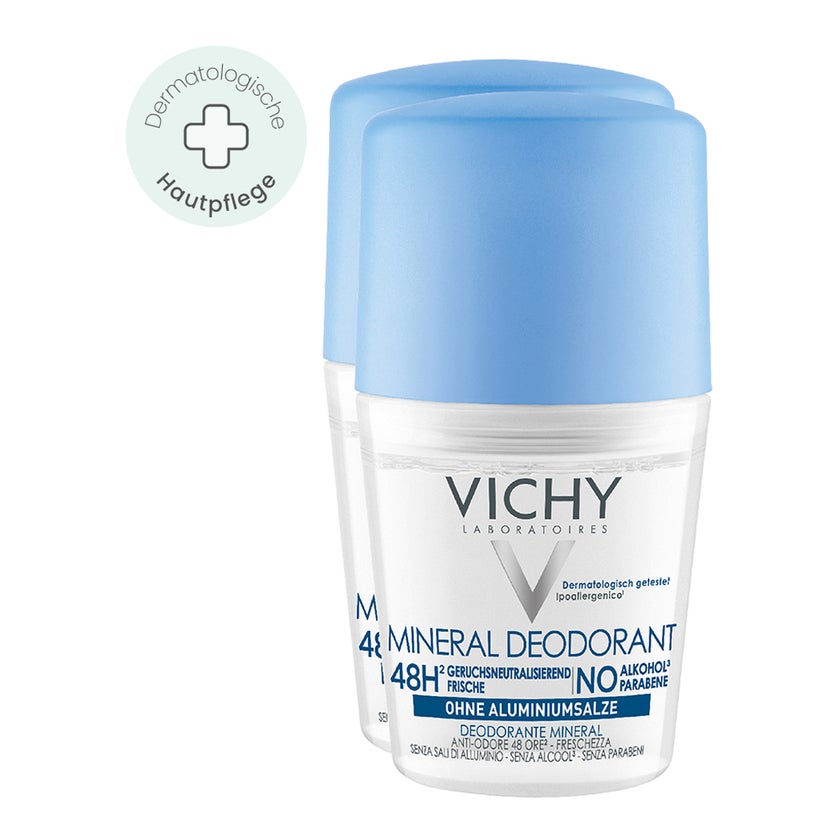 Vichy Deodorant Roll-On  Mineral 48h ohne Aluminium 50 ml