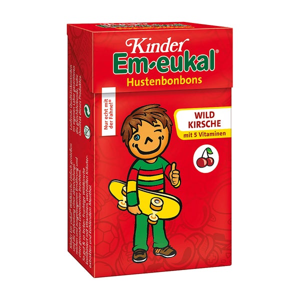 EM Eukal Kinder Bonbons Minis Wildkirsche zuckerhaltig 40 g