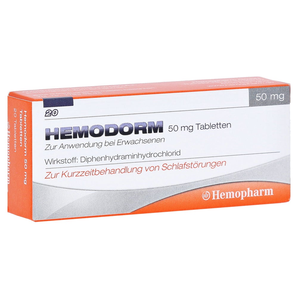 Hemodorm 50 mg Einschlaftabletten 20 St