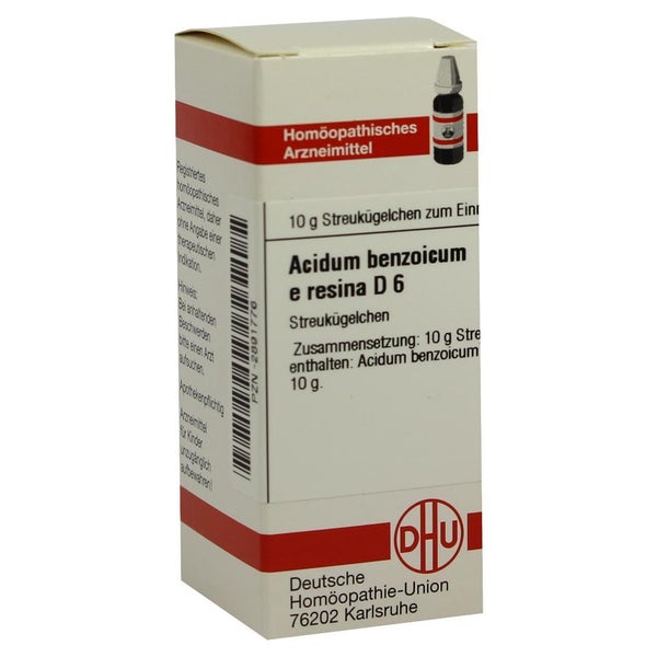 Acidum Benzoicum E Resina D 6 Globuli 10 g