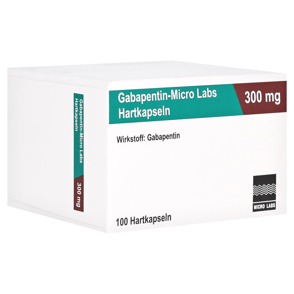 GABAPENTIN Micro Labs 300 mg Hartkapseln 100 St kaufen mit E-Rezept