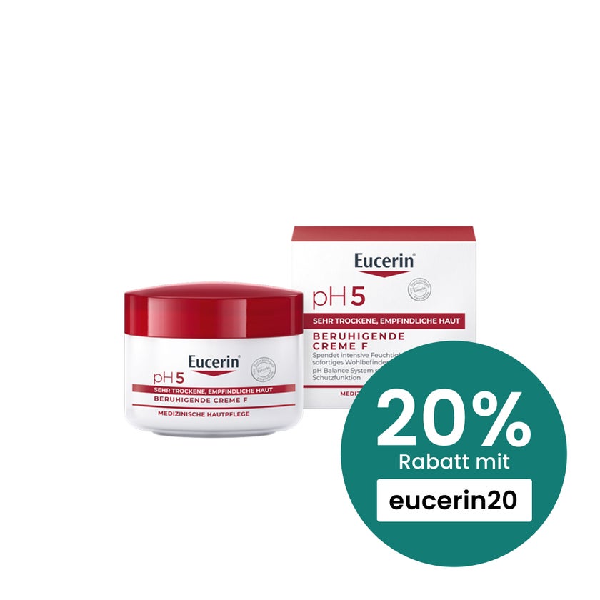 Eucerin pH5 Reichhaltige Creme F – Beruhigt die Haut 75 ml