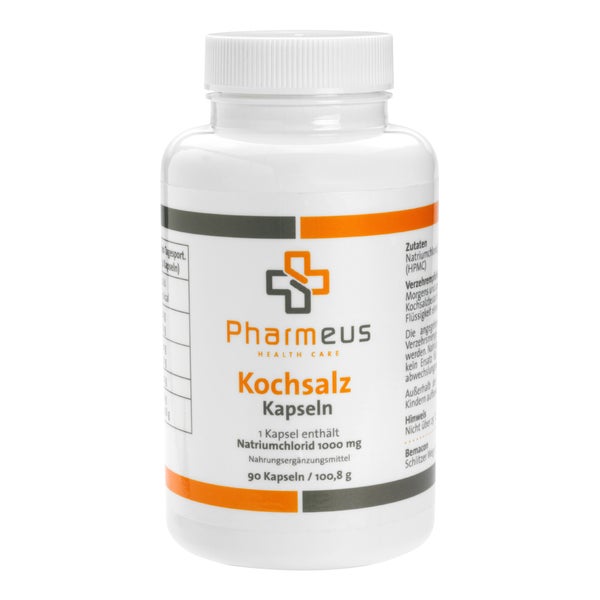 Pharmeus Kochsalz-Kapseln 1000mg 90 St