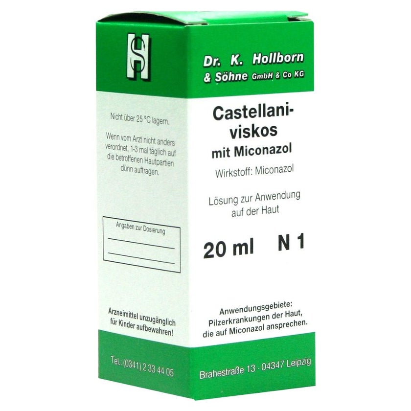 Castellani Viskos m. Miconazol Lösung 20 ml
