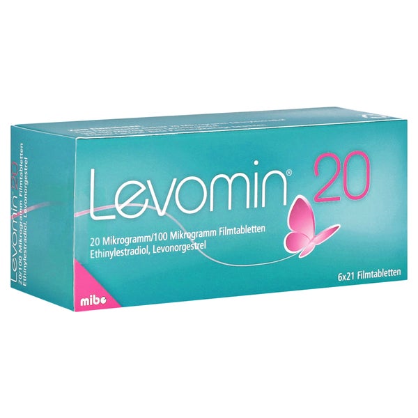 LEVOMIN 20 20 Mikrogramm/100 Mikrogramm Filmtabl. 6X21 St