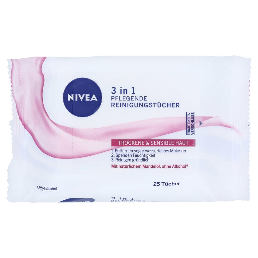Nivea Visage Pflegende Reinigungstücher 25 St