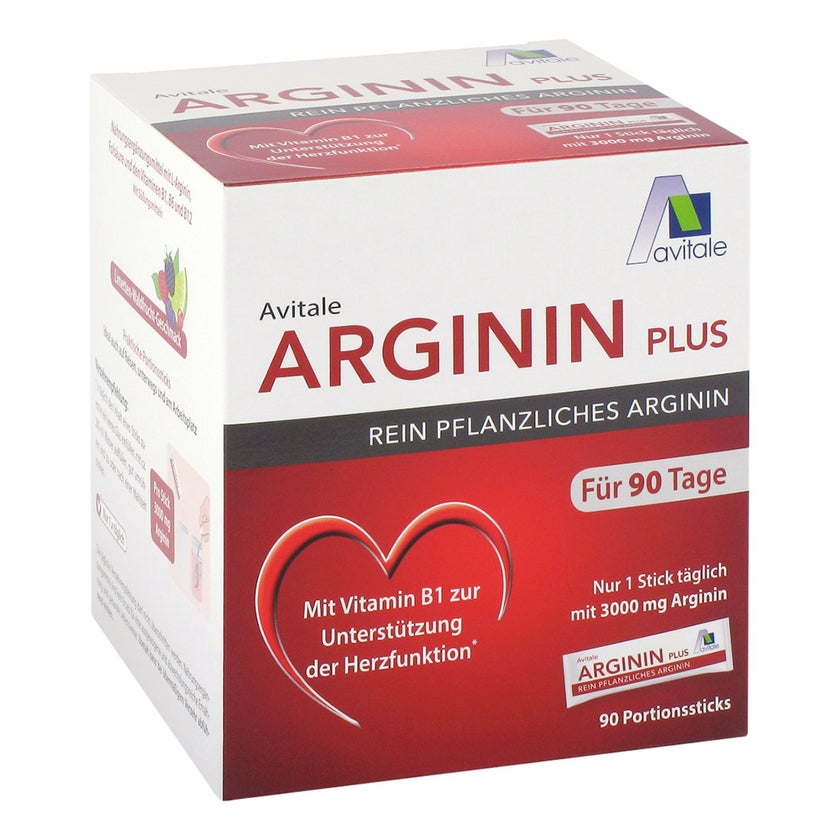 Arginin Plus Vitamin B1+B6+B12+Folsäure Sticks 90X5,9 g