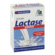 Produktabbildung: Lactase 28.000 FCC Tabletten im Spender 80 St