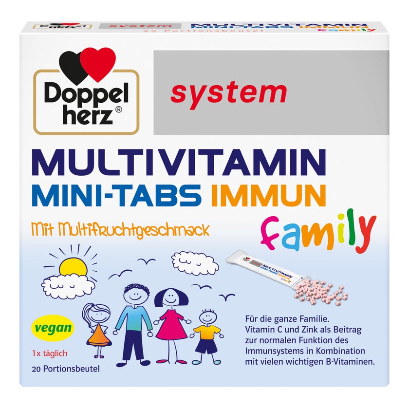 Doppelherz system Multivitamin Mini-Tabs family 20 St