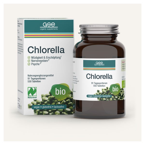 GSE Naturland Bio Chlorella (Tabletten) 550 St