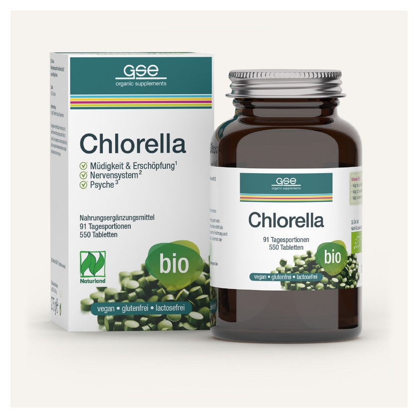 GSE Naturland Bio Chlorella (Tabletten) 550 St