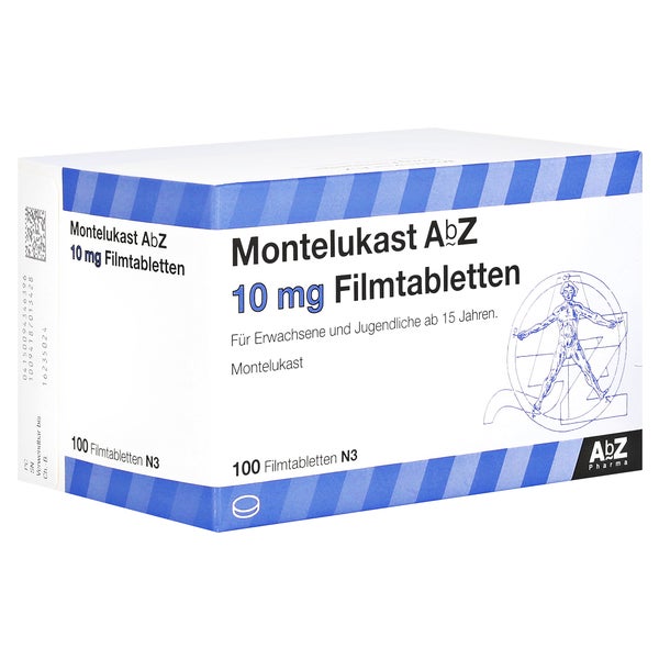 Montelukast AbZ 10 mg Filmtabletten 100 St