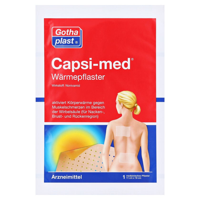 Capsi-med Wärmepflaster 11x18 cm 1 St