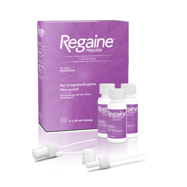 Regaine Frauen Lösung mit Minoxidil 3X60 ml