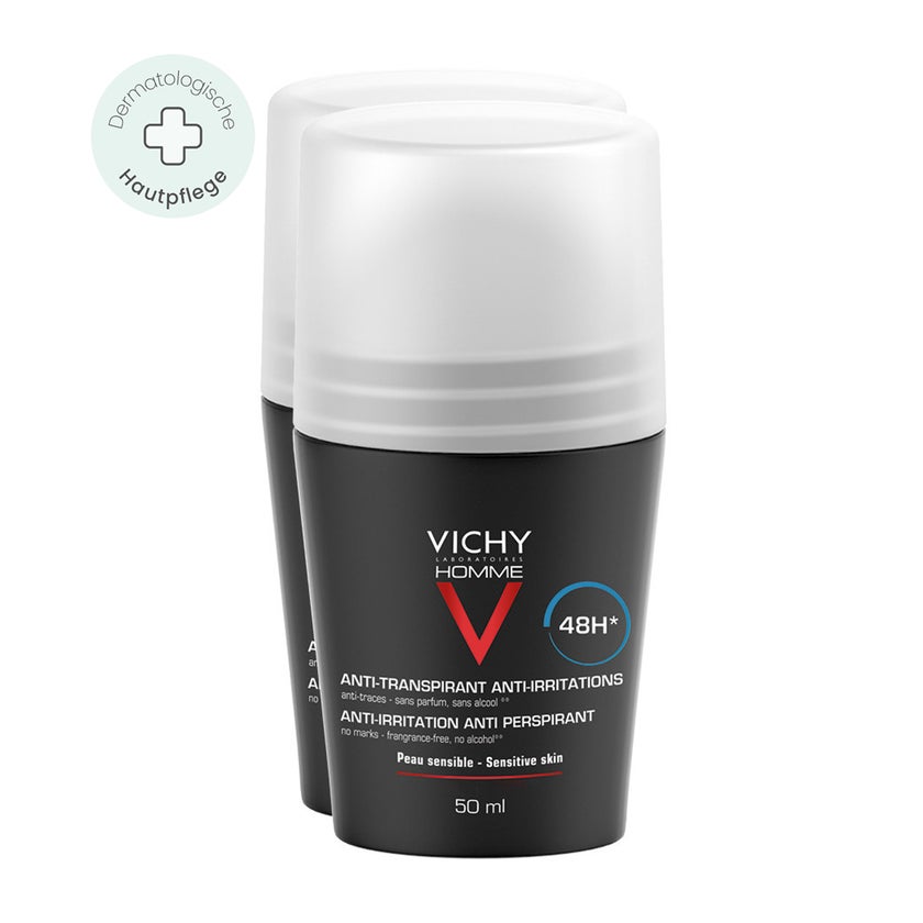 Vichy Homme Deo Roll-on 2X50 ml