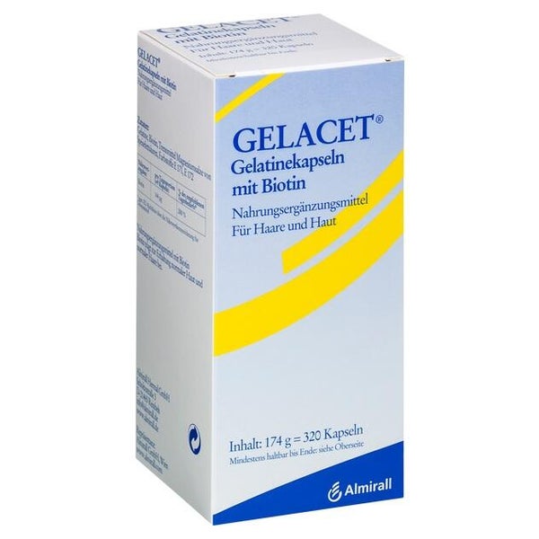 Gelacet Gelatinekapseln mit Biotin 320 St