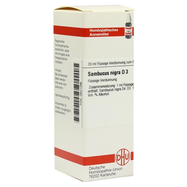 Sambucus Nigra D 3 Dilution 20 ml