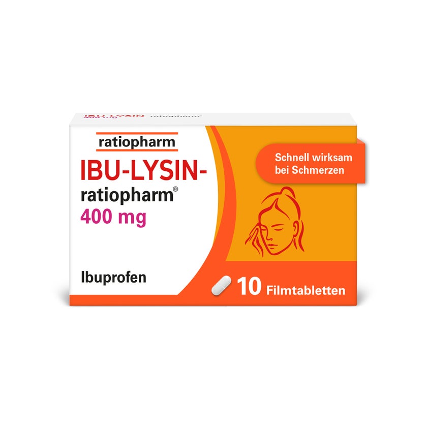 IBU-LYSIN-ratiopharm® 400 mg Filmtabletten 10 St