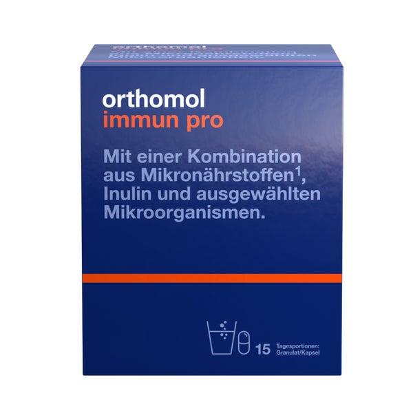 Orthomol Immun pro Granulat/Kapsel 15 St