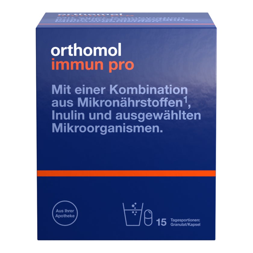 Orthomol Immun pro Granulat/Kapsel 15 St