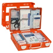 Holthaus Medical Erste Hilfe Koffer SAN, orange, plombierbar - 1 Koffer mit Inhalt angelehnt an DIN 13157 erweitert 1 St