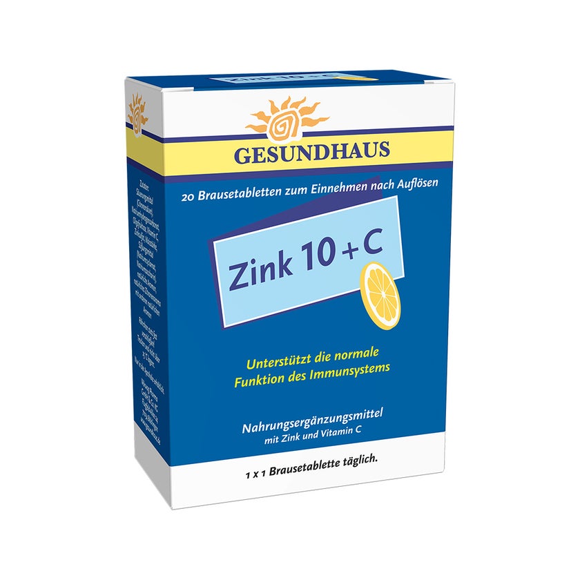 Zink 10 + C Brausetabletten 20 St