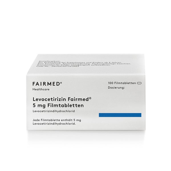 Levocetirizin Fairmed 5 mg 100 St