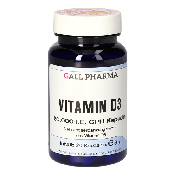 Vitamin D3 20.000 I.E. GPH Kapseln 30 St