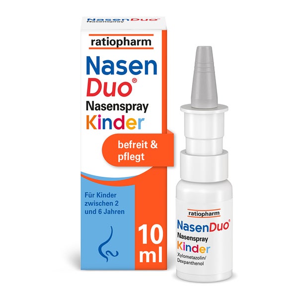 NasenDuo Nasenspray Kinder ratiopharm 10 ml