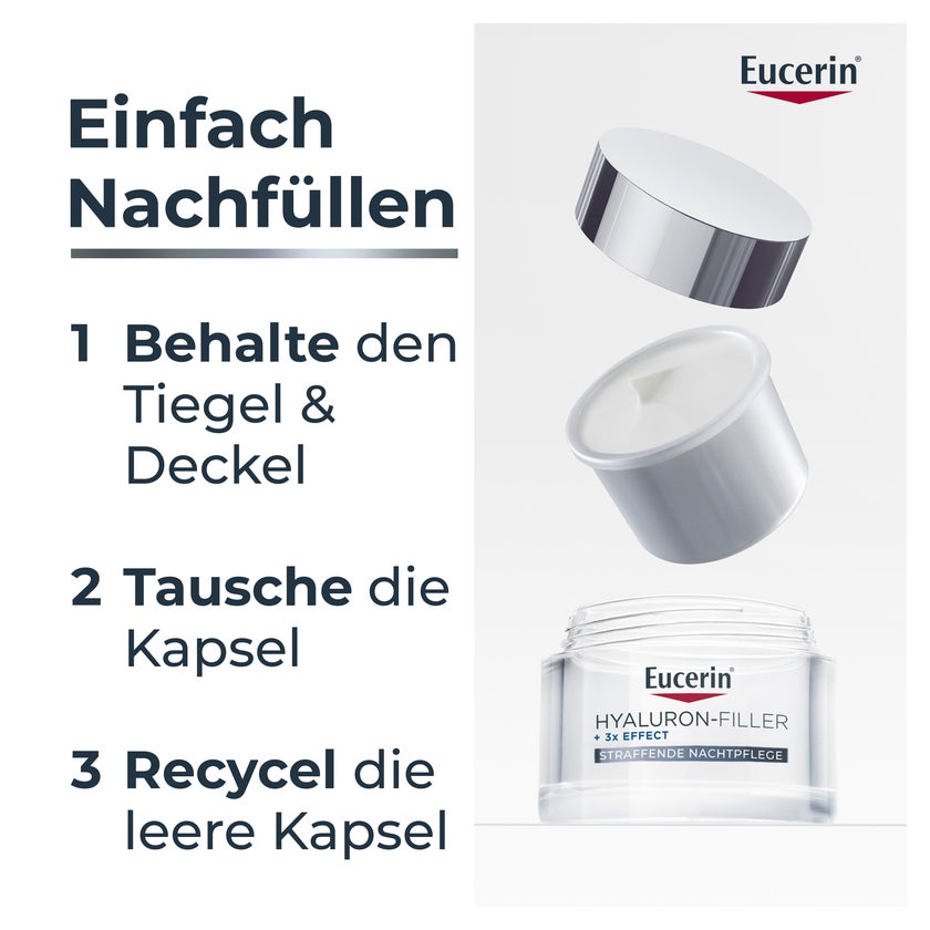 Eucerin Hyaluron-Filler + 3x Effect Straffende Nachtpflege 50 ml