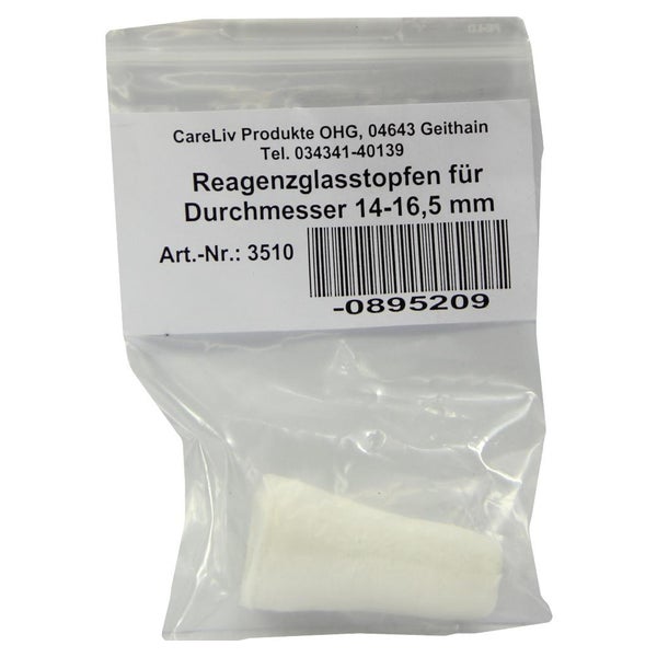 Reagenzglas Stopfen 14-16,5 mm Durchmess 1 St