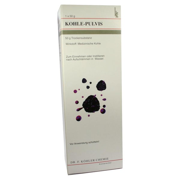Kohle Pulvis ohne Magensonde 50 g
