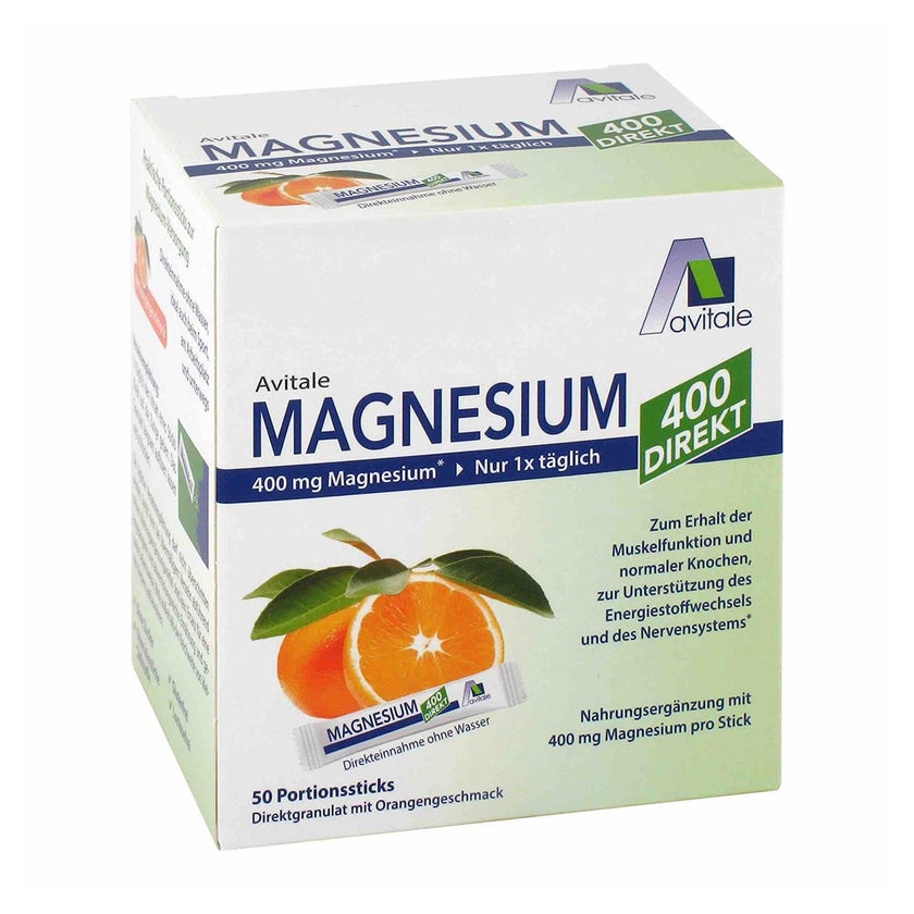 Avitale MAGNESIUM 400 mg DIREKT 50X2,1 g