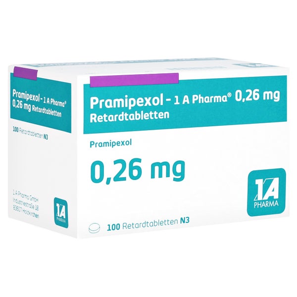 PRAMIPEXOL-1A Pharma 0,26 mg Retardtabletten 100 St