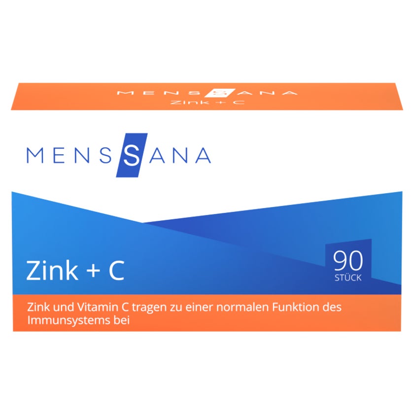 Zink+c Menssana Lutschtabletten 90 St